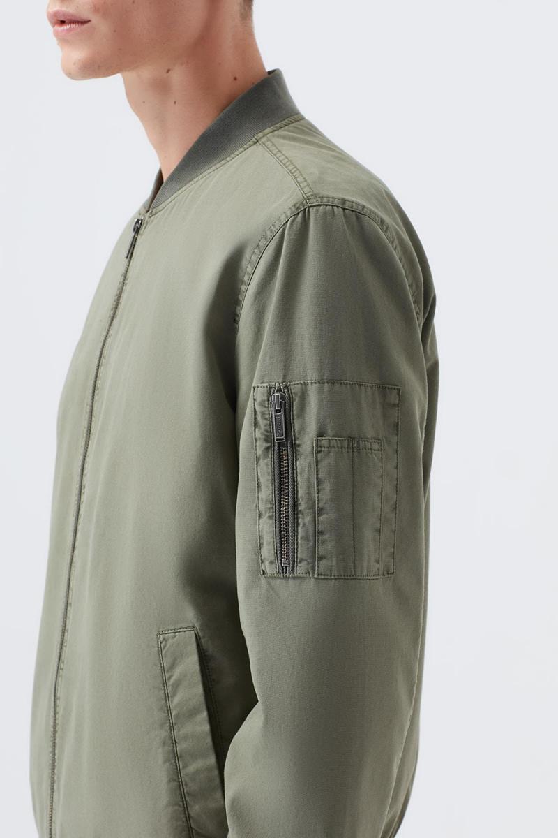 Mavi Erkek Haki Bomber Ceket Rahat Kesim (010265-32172) Mavi Erkek Haki Bomber Ceket Rahat Kesim (010265-32172)