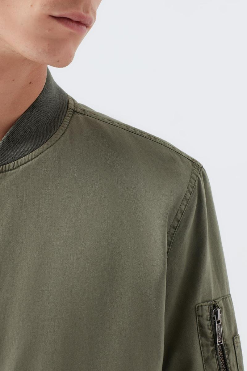 Mavi Erkek Haki Bomber Ceket Rahat Kesim (010265-32172) Mavi Erkek Haki Bomber Ceket Rahat Kesim (010265-32172)