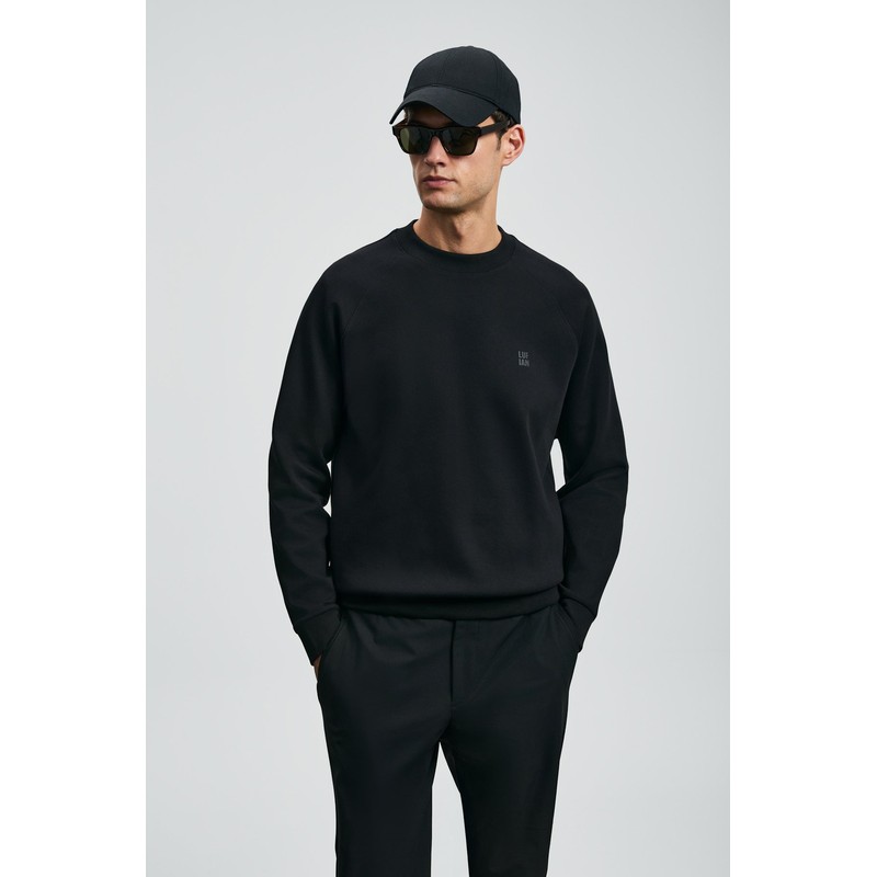 Lufian Grant Erkek Sweatshirt 112030179 (112030179) Siyah