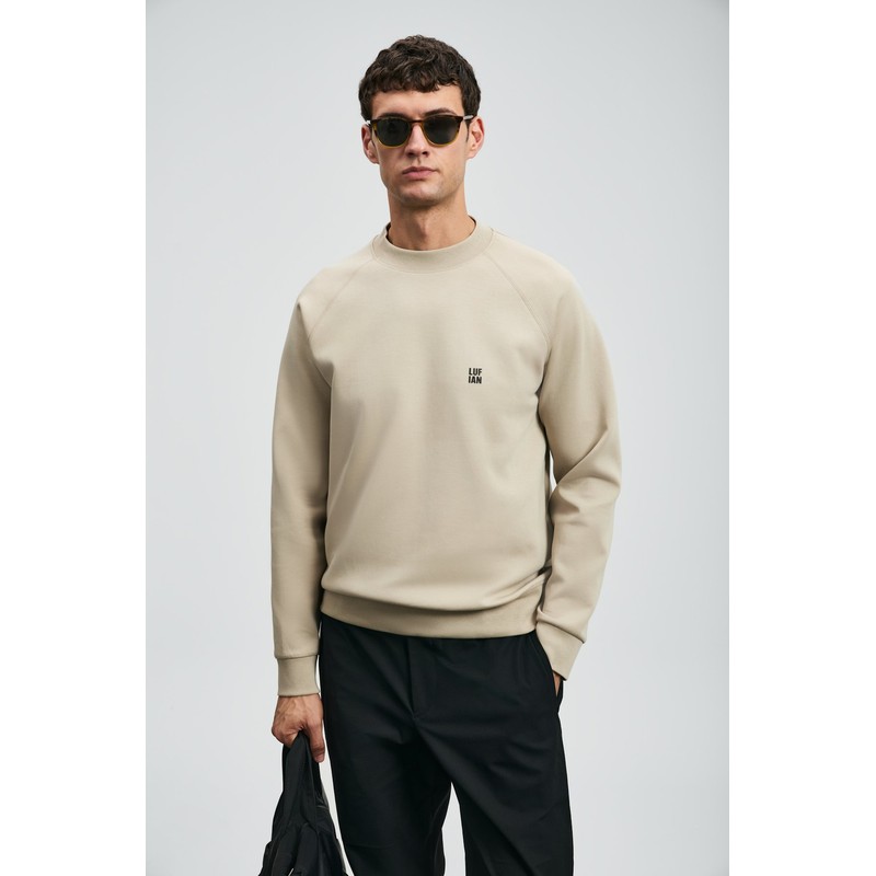 Lufian Grant Erkek Sweatshirt 112030179 (112030179) Bej