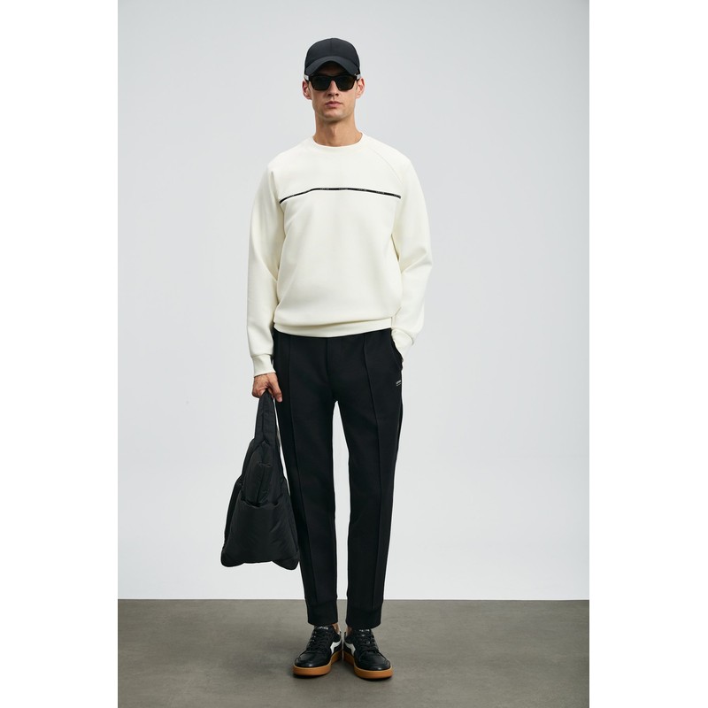 Lufian Cosmo Erkek Sweatshirt 112030181 (112030181) Ekru