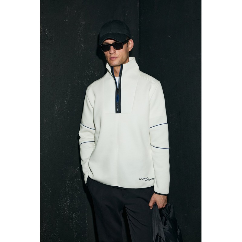 Lufian Art Erkek Sweatshirt 112030191 (112030191) Ekru