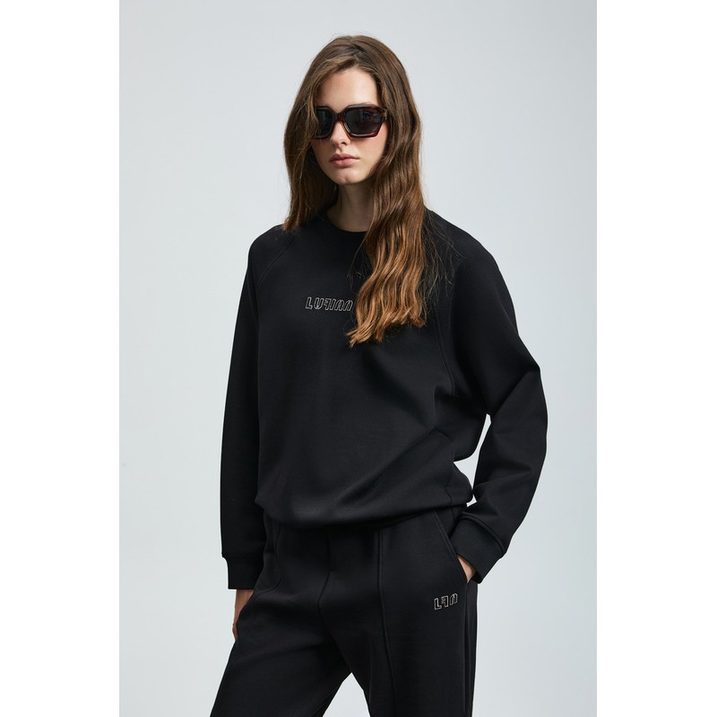 Lufian Alice Kadın Sweatshirt 122030016 (122030016) Siyah