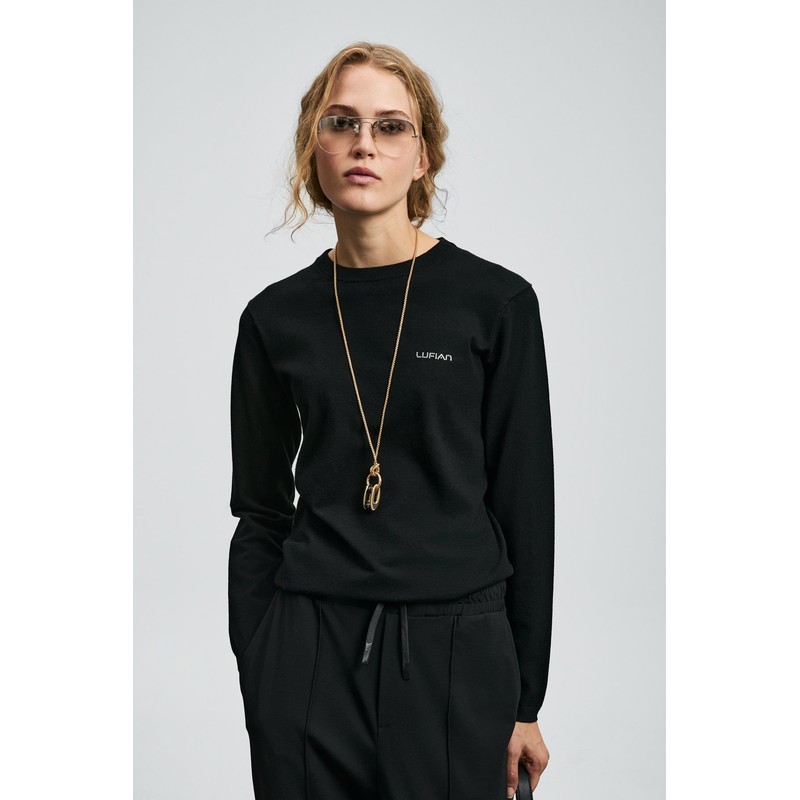 Lufian Hoper Kadın Kazak 122090038 (122090038) Siyah