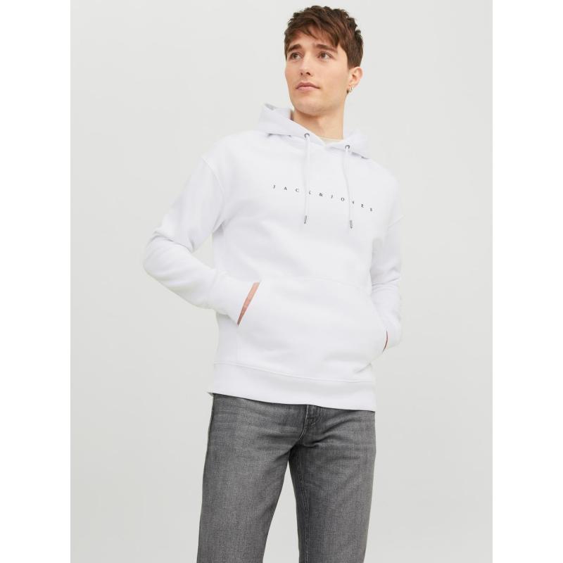 Jack&Jones Jjestar Erkek Sweatshirt (12233972) Beyaz