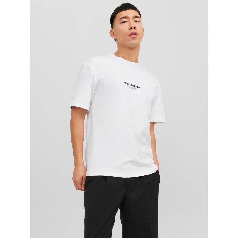 Jack&Jones Jorvesterbro Tee Erkek T-shirt (12240121) Beyaz
