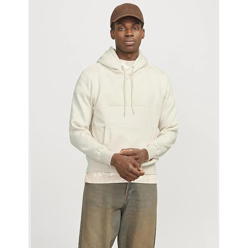 Jack&Jones Jorfrederiksberg Erkek Sweatshirt 12270541 (12270541) Beyaz