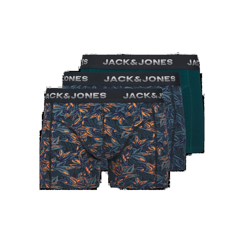 Jack&Jones Jacmaxwell 3'lü Erkek Boxer 12283353 (12283353) Çok Renkli