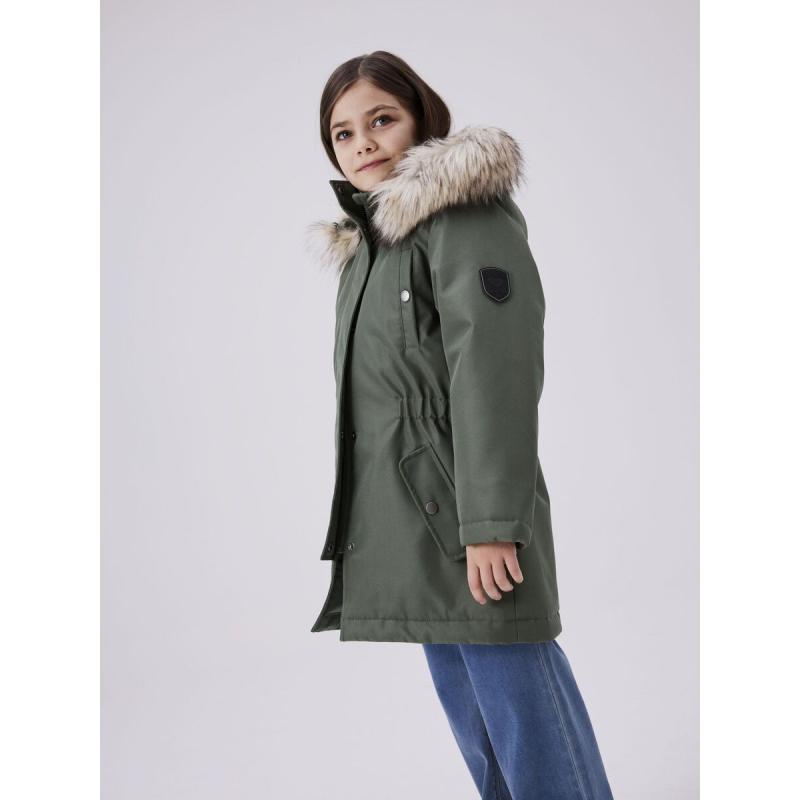 Name It Nkfmilla Unisex Çocuk Mont (13231165) Yeşil