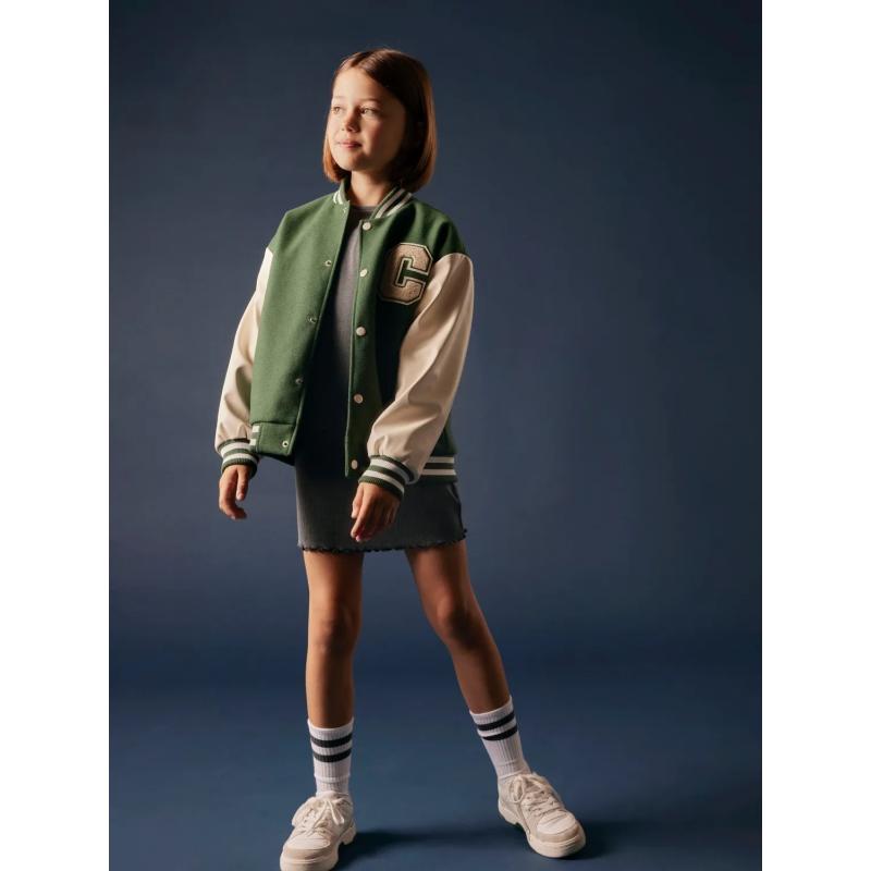 Name It Nknmiley Unisex Çocuk Bomber Ceket (13231180) Yeşil