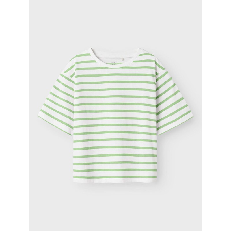 Name It Nkfvitanni Ss Short Rlx Top Unisex Çocuk T-shirt 13241646 (13241646) Yeşil