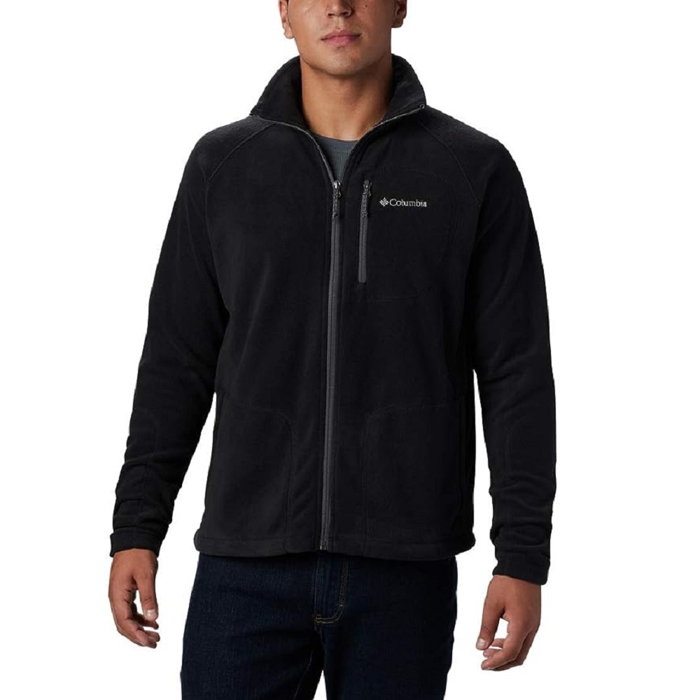 Columbia AE3039 Fast Trek Full Zip Fleece Erkek Polar Ceket (1420426010) Siyah