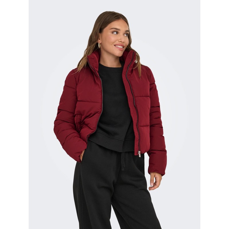 Only Onldolly Short Puffer Kadın Mont 15205371 (15205371) Bordo