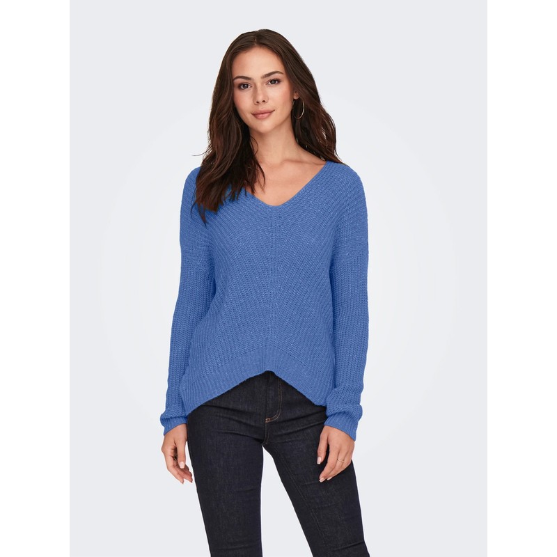 Jdy Jdynew Megan L/S Pullover Knt Noos Kadın Kazak 15208245 (15208245) Mavi