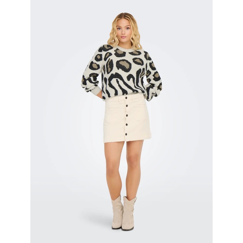 Jdy Jdylorraine Animal L/S Pullover Kadın Kazak 15292890 (15292890) Jdy Jdylorraine Animal L/S Pullover Kadın Kazak 15292890 (15292890)