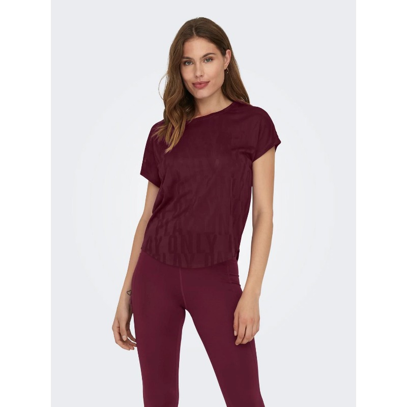 Only Kadın T-shirt (15295072) Bordo