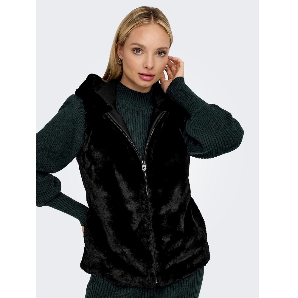 Only Onlnewmalou Faux Fur Kadın Peluş Yelek (15295416) Only Onlnewmalou Faux Fur Kadın Peluş Yelek (15295416)