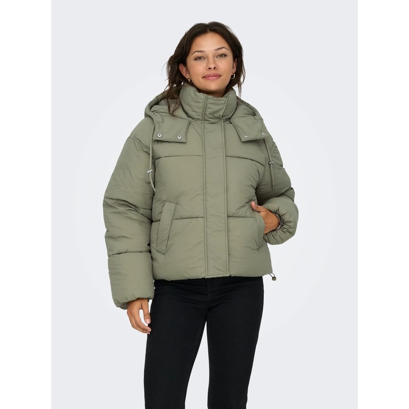 Only Onlhope Short Puffer Kadın Şişme Mont 15322013 (15322013) Yeşil