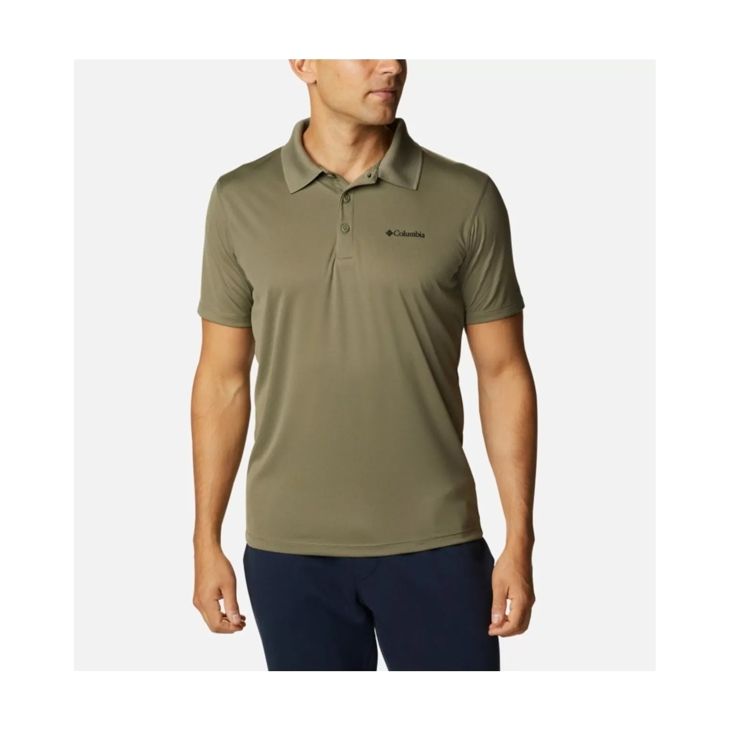 Columbia Am6082 Zero Rules Erkek Polo T-shirt (1533303397) Haki