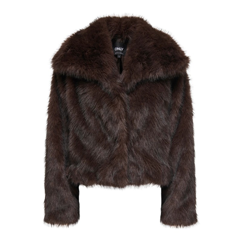 Only Onldawn Faux Fur Sentetik Kürklü Kadın Ceket 15348977 (15348977) Kahve