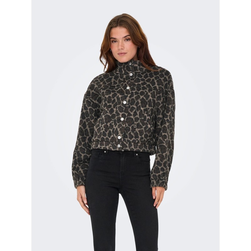 Only Onlemilia Life Short Leo Sentetik Kürk Kadın Ceket 15349082 (15349082) LEOPAR