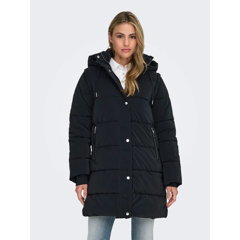 Only Onldixie 2In1 Puffer Coat Kadın Mont 15349120 (15349120) Siyah