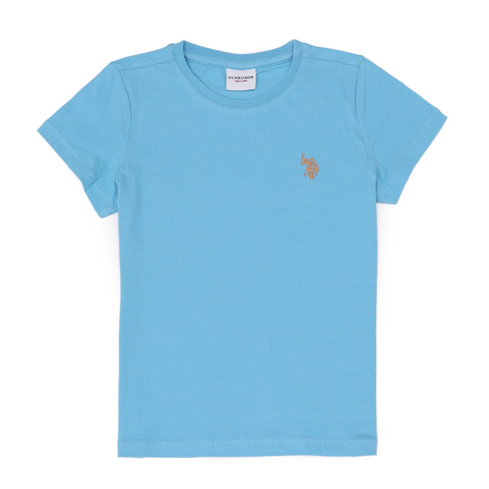 U.S. Polo Assn. Çocuk Unisex T-shirt 1572552 (1572552) Turkuaz