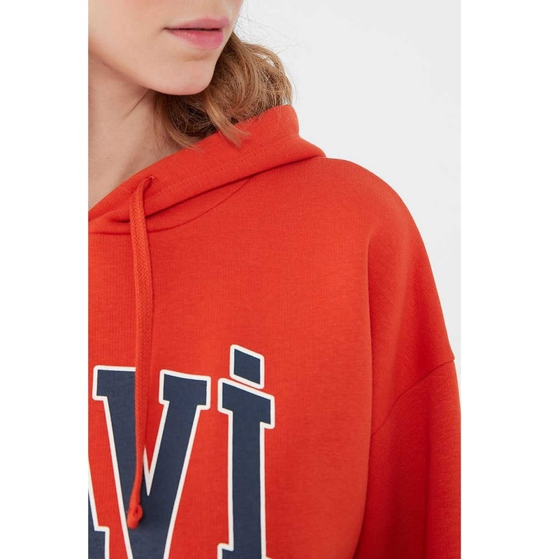 Mavi Kadın Kapüşonlu Turuncu Sweatshirt (1600361-30874) Mavi Kadın Kapüşonlu Turuncu Sweatshirt (1600361-30874)