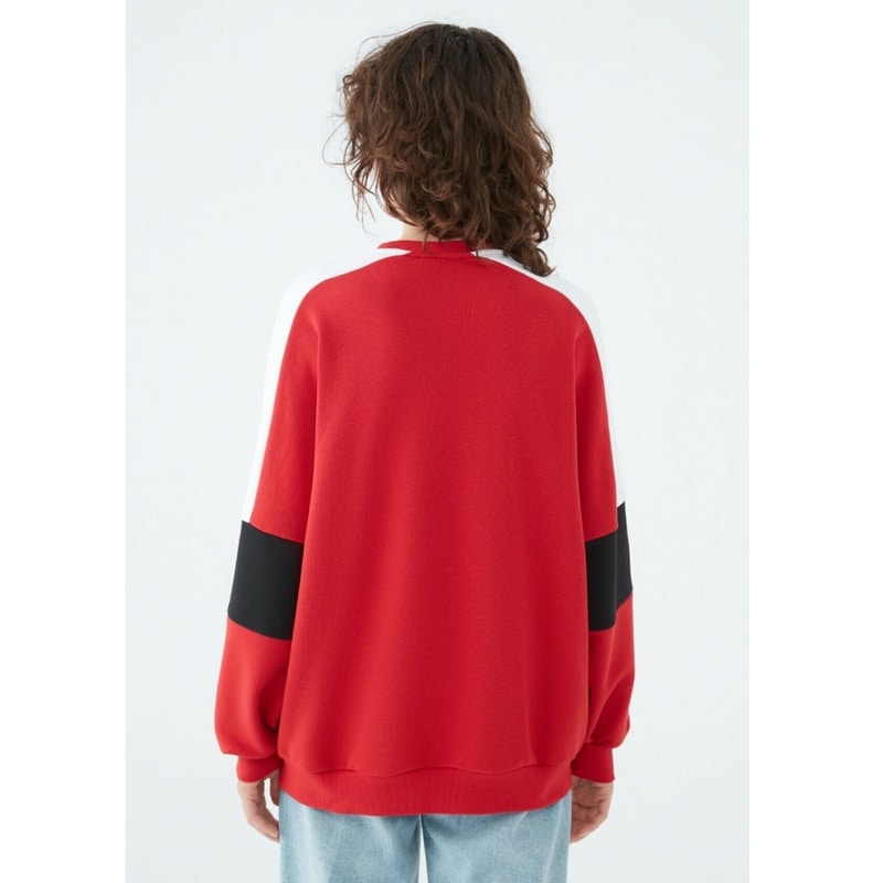 Mavi Kadın Logo Baskılı Kırmızı Sweatshirt (1601015-35090) Mavi Kadın Logo Baskılı Kırmızı Sweatshirt (1601015-35090)