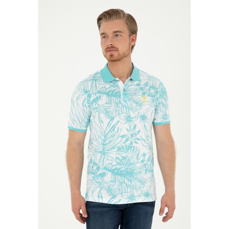 U.S. Polo Assn. Erkek T-shirt (1825226) Mint Yeşili