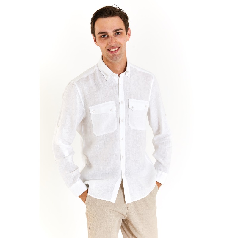 U.S. Polo Assn. Erkek Gömlek (1838488) Beyaz