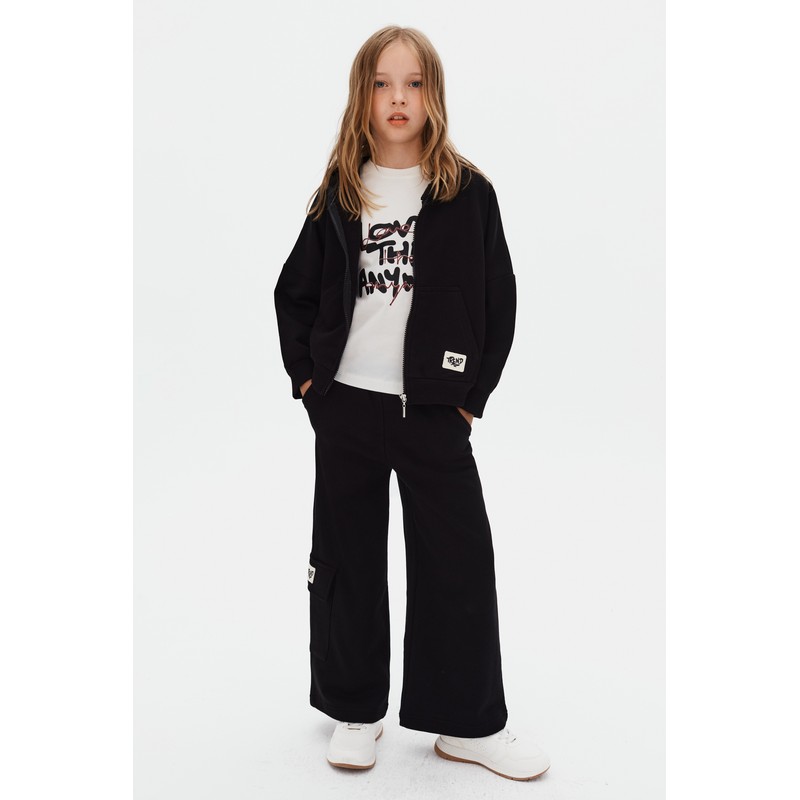 Nk Kids Trend Kız Çocuk Eşofman Takımı 19302 (19302) Siyah