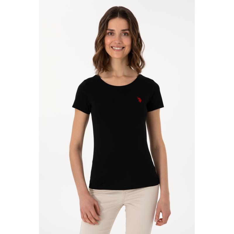 U.S. Polo Assn. Kadın T-shirt 2080825 (2080825) Siyah