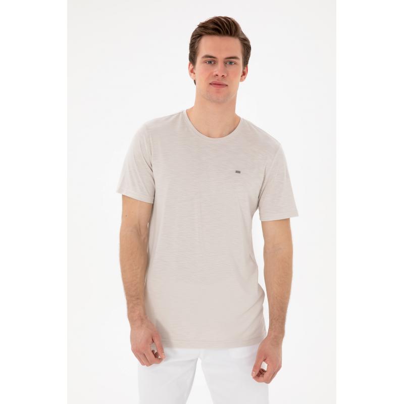 U.S. Polo Assn. Erkek Basic T-shirt 2084363 (2084363) Taş