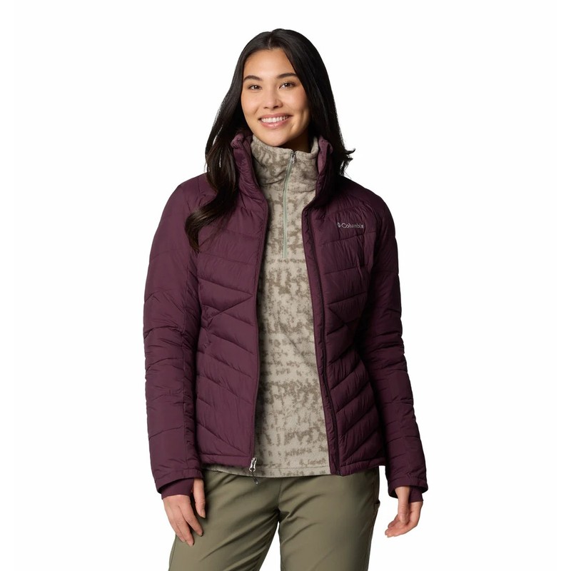 Columbia Wk1921 Joy Peak Iı Full Zip Jacket Kadın Mont 2089081607 (2089081607) Koyu Bordo