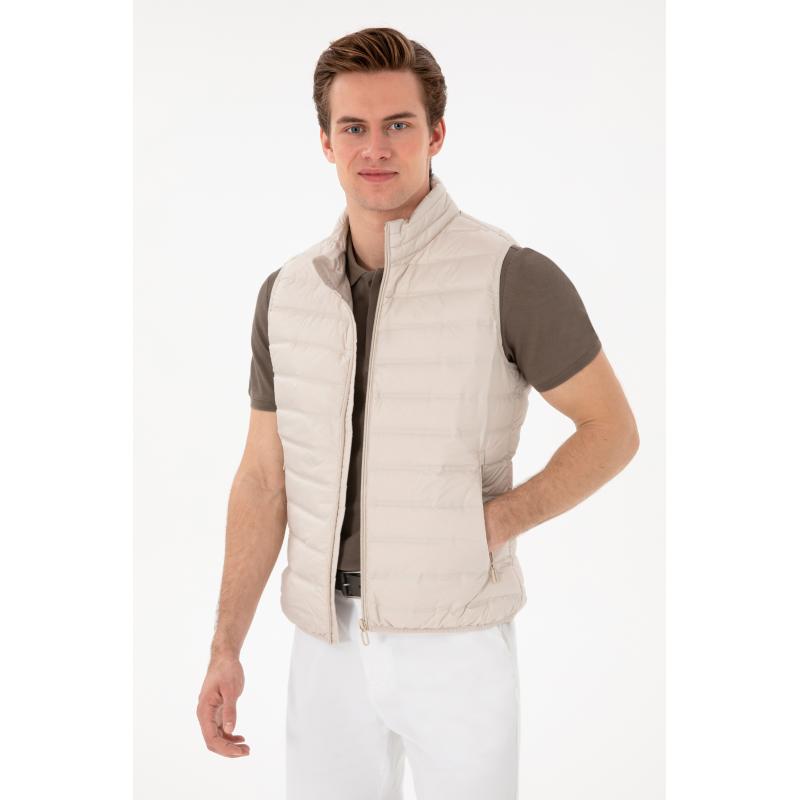 U.S. Polo Assn. Erkek Yelek 2101038 (2101038) Taş