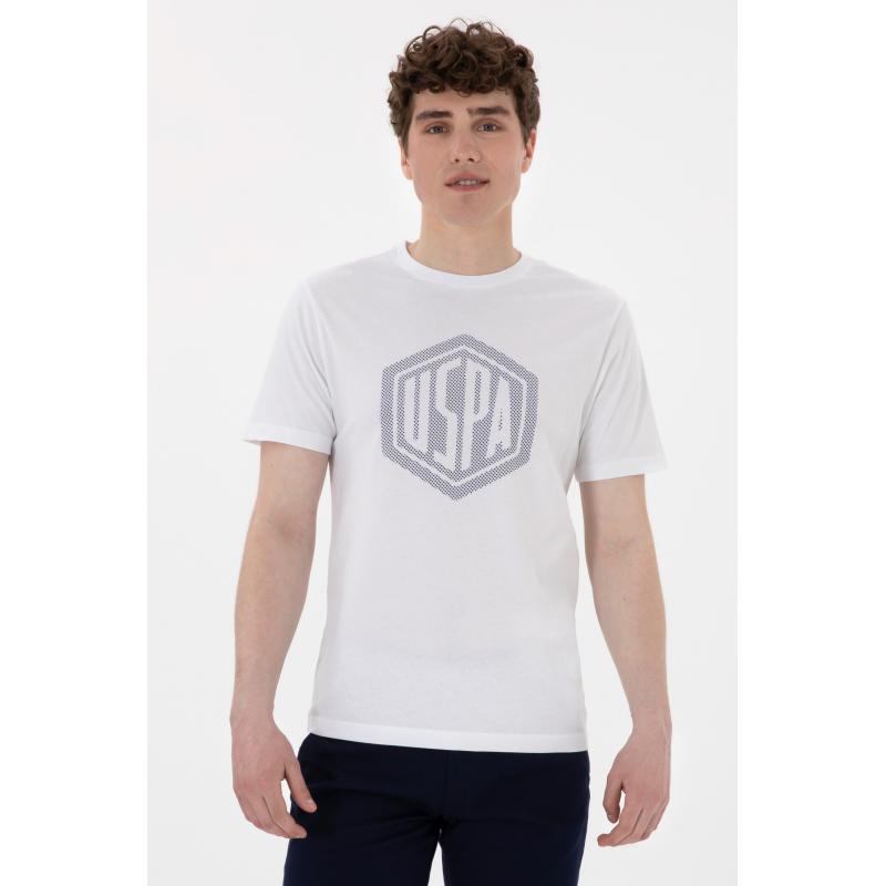 U.S. Polo Assn. Erkek Basic T-shirt 2107294 (2107294) Beyaz