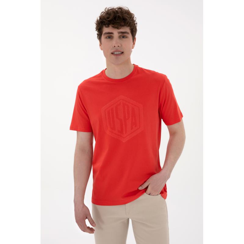 U.S. Polo Assn. Erkek Basic T-shirt 2107294 (2107294) Kırmızı