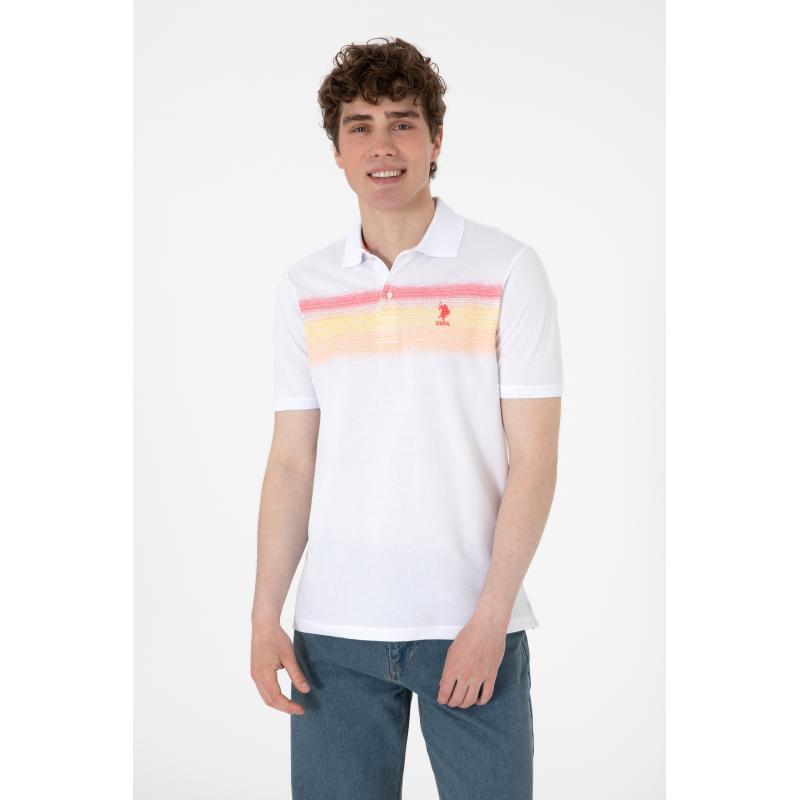 U.S. Polo Assn. Erkek Polo T-shirt 2107339 (2107339) Beyaz