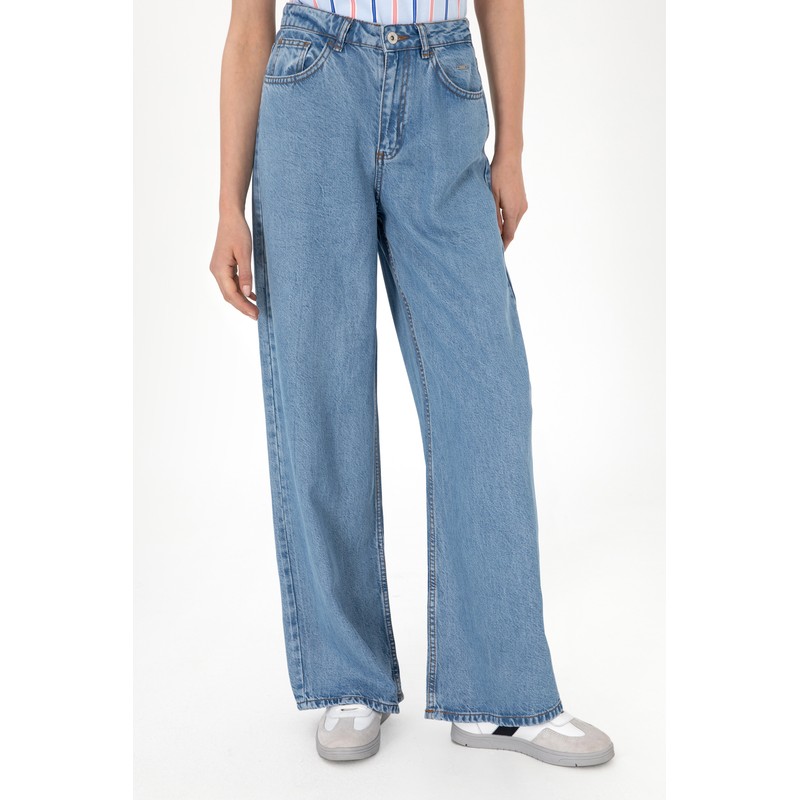 U.S. Polo Assn. Loose Fit Kadın Jean Pantolon 2114663 (2114663) U.S. Polo Assn. Loose Fit Kadın Jean Pantolon 2114663 (2114663)