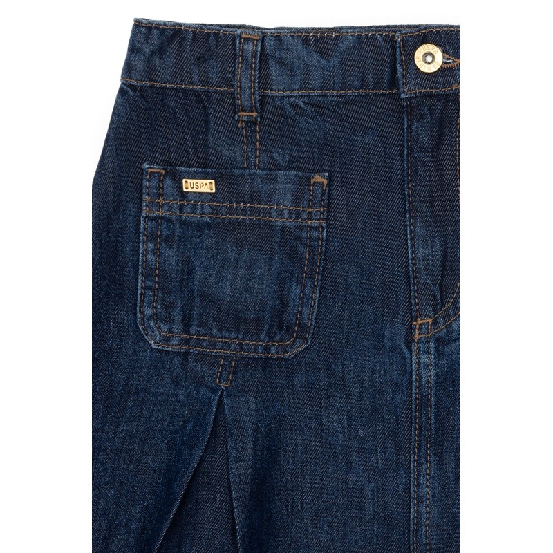 U.S. Polo Assn. Kız Çocuk Denim Etek 2117437 (2117437) U.S. Polo Assn. Kız Çocuk Denim Etek 2117437 (2117437)