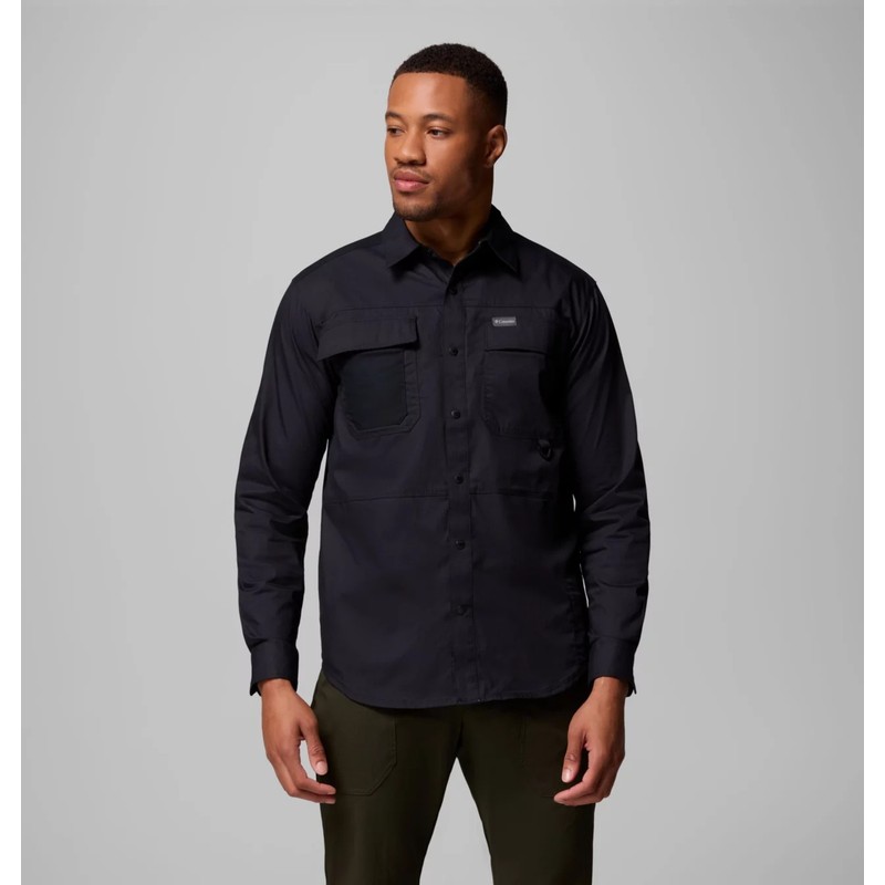 Columbia Am1594 Landroamer™ Twill Erkek Uzun Kollu Gömlek 2120581010 (2120581010) Siyah