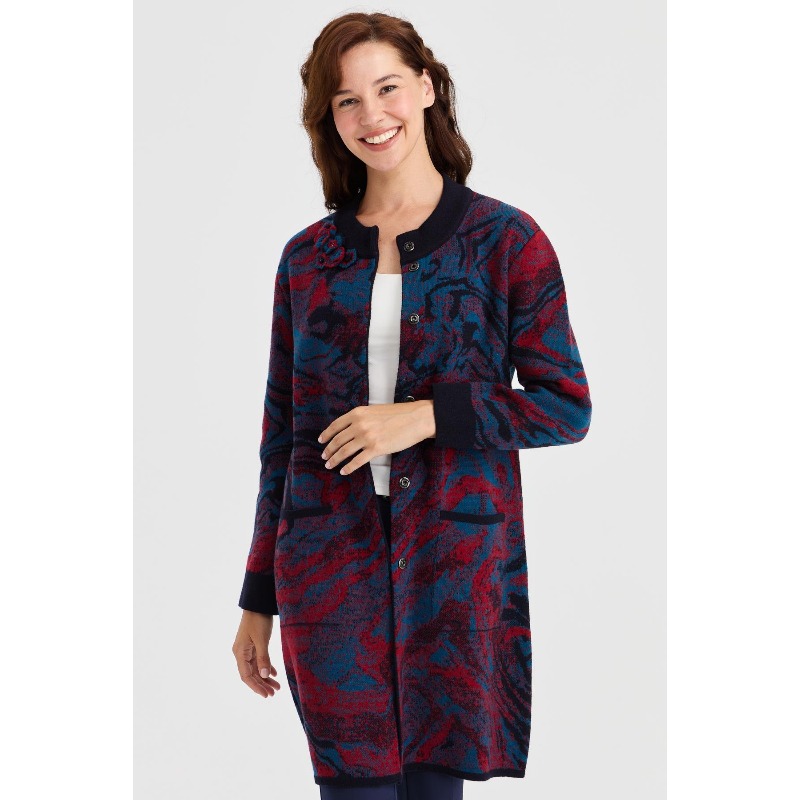 Desen Triko Uzun Kaban 23126D (23126D) Desen Triko Uzun Kaban 23126D (23126D)