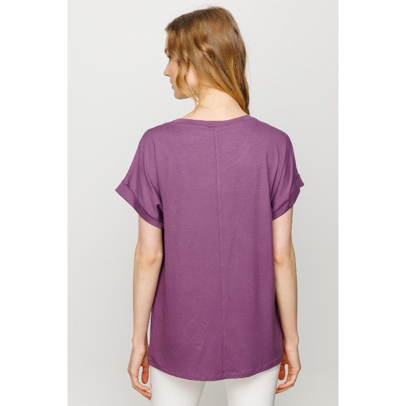 Desen Triko Kadın Saten Bluz (23707) Desen Triko Kadın Saten Bluz (23707)