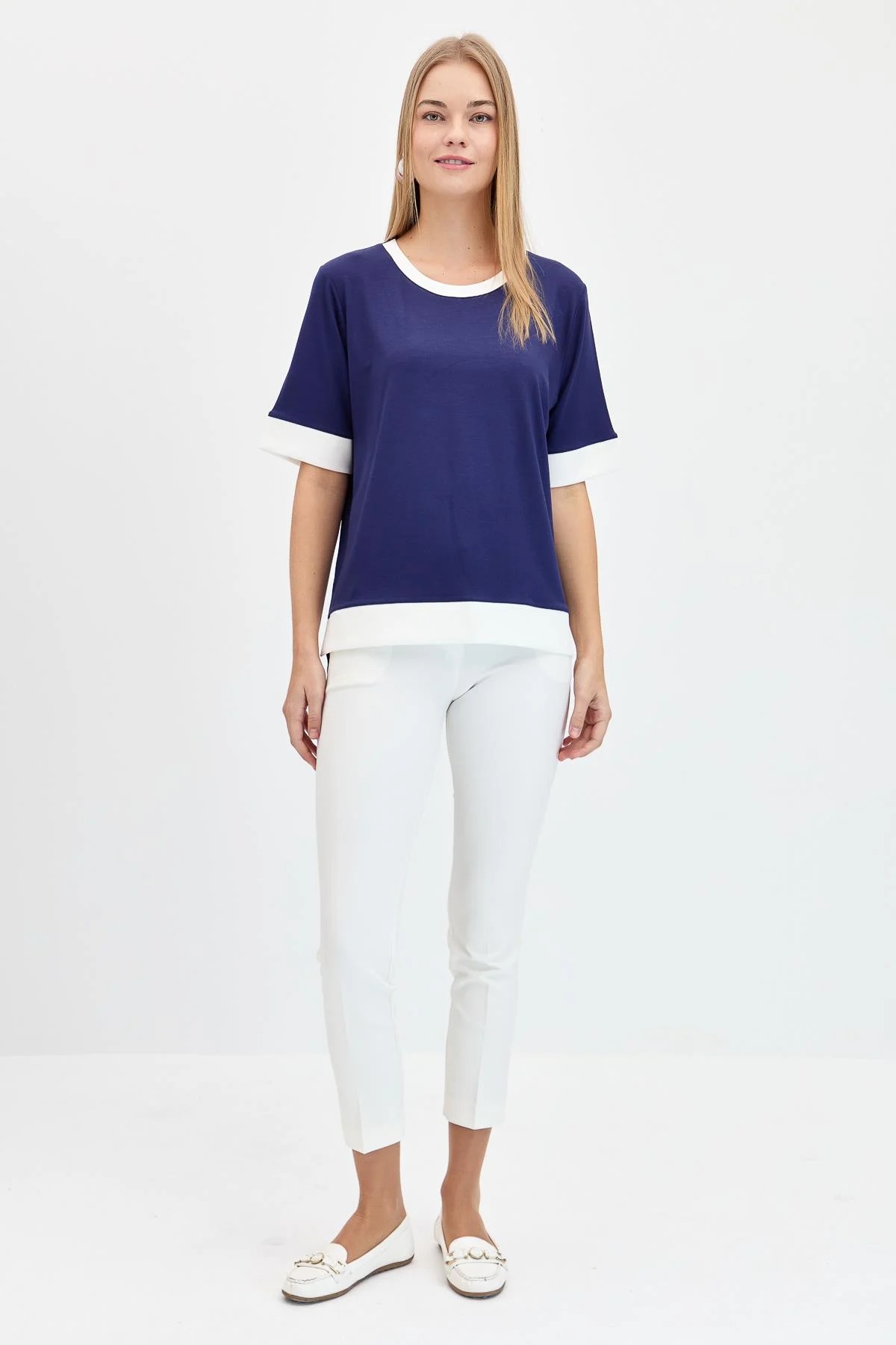 Desen Triko Kadın Bluz (23771) Desen Triko Kadın Bluz (23771)