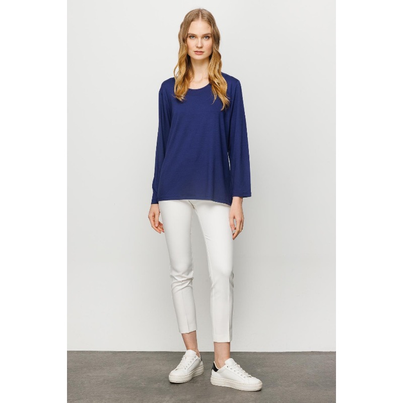 Desen Triko Kadın Penye Bluz (23787) Desen Triko Kadın Penye Bluz (23787)