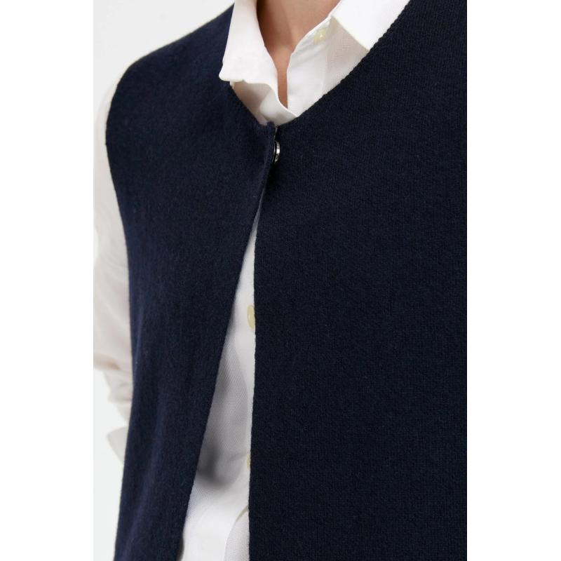 Desen Triko Eteği İşlemeli Kısa Püsküllü Sıfır Yaka Kadın Yelek 24010 (24010) Desen Triko Eteği İşlemeli Kısa Püsküllü Sıfır Yaka Kadın Yelek 24010 (24010)