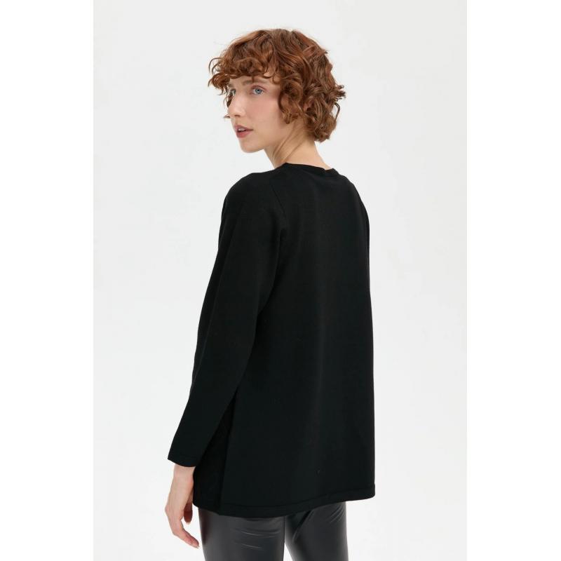 Desen Triko Önü Baklavalı Boncuk İşlemeli Sıfır Yaka Kadın Kazak 24175 (24175) Desen Triko Önü Baklavalı Boncuk İşlemeli Sıfır Yaka Kadın Kazak 24175 (24175)