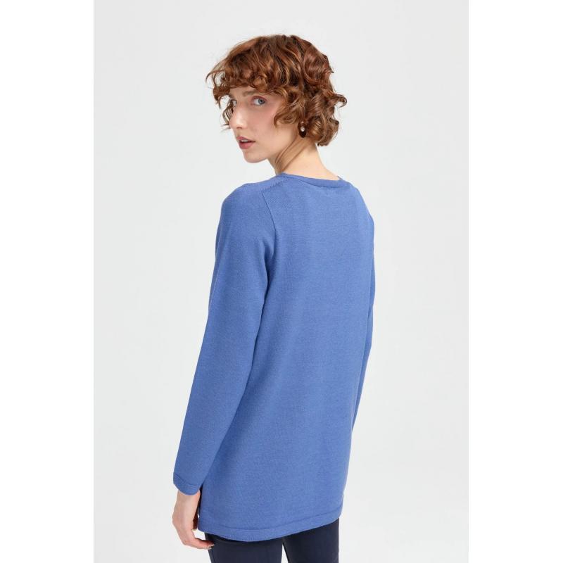 Desen Triko Önü Baklavalı Boncuk İşlemeli Sıfır Yaka Kadın Kazak 24175 (24175) Desen Triko Önü Baklavalı Boncuk İşlemeli Sıfır Yaka Kadın Kazak 24175 (24175)