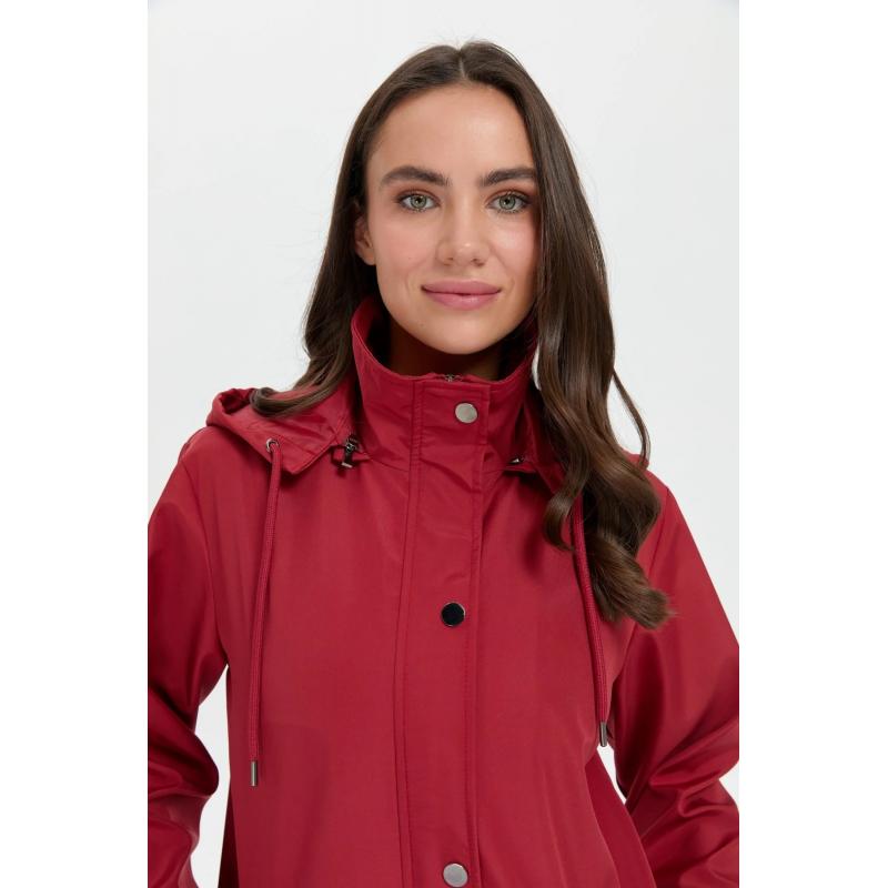 Desen Triko Yan Cepli Devrik Yaka Kapşonlu Kadın Trençkot 24417 (24417) Desen Triko Yan Cepli Devrik Yaka Kapşonlu Kadın Trençkot 24417 (24417)